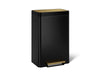 KOHLER K-20940 13-gallon stainless steel step trash can