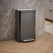 KOHLER 8-gallon loft stainless steel step trash can