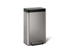 KOHLER 8-gallon loft stainless steel step trash can