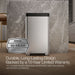 KOHLER 8-gallon loft stainless steel step trash can