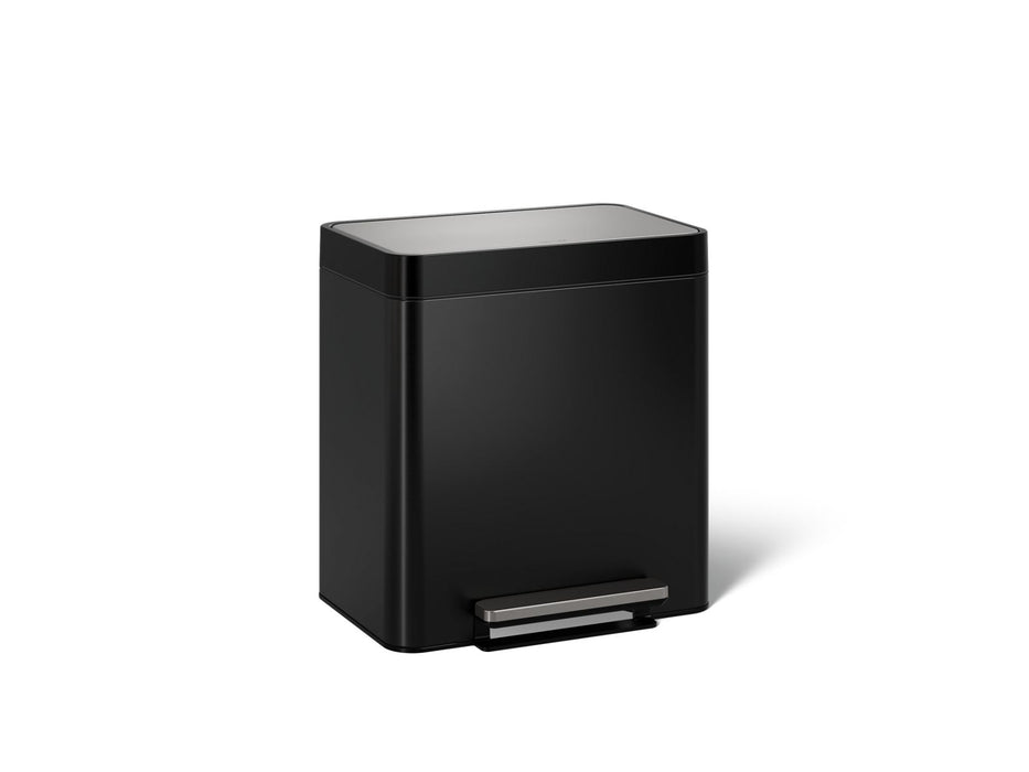 KOHLER 8-gallon stainless steel step trash can