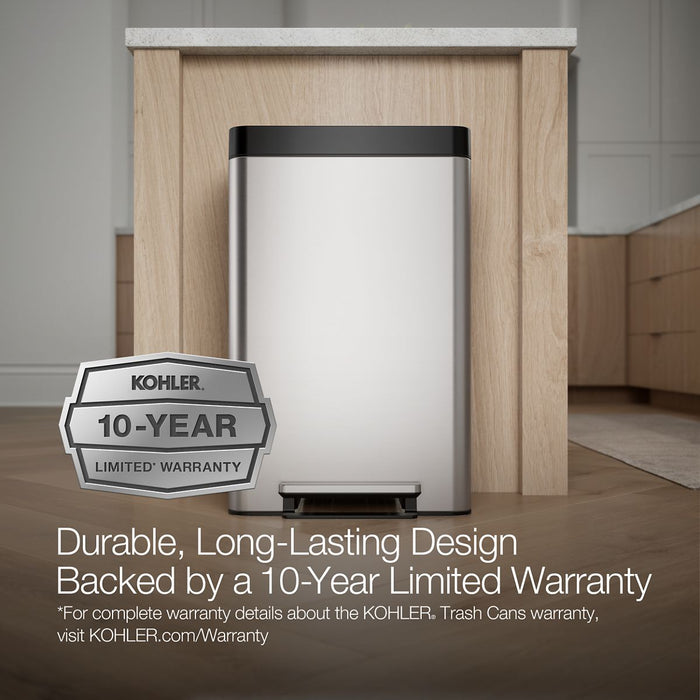 KOHLER KOHLER K-20956 Dual-compartment step trash can