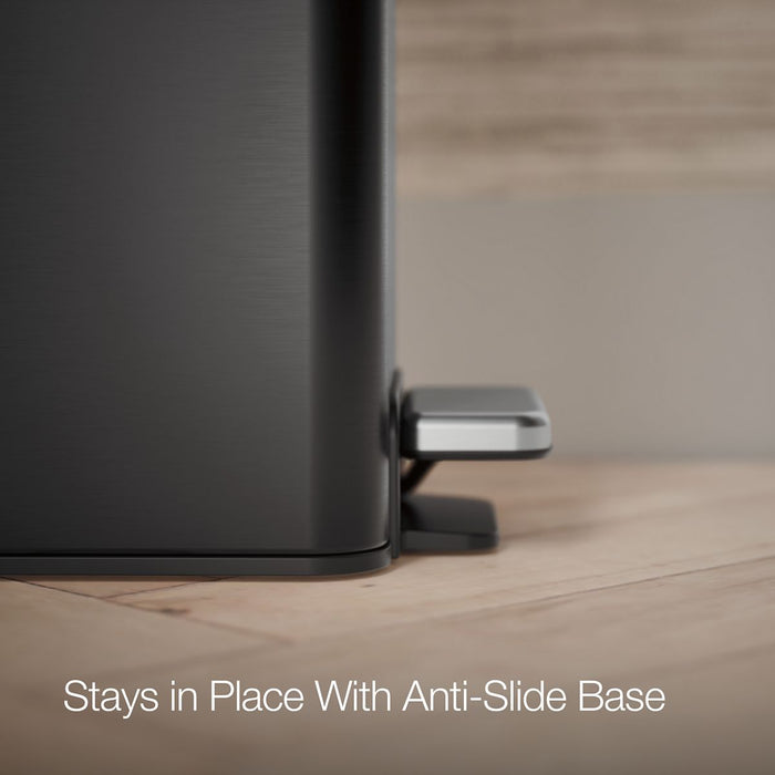 KOHLER 2.5-gallon slim step trash can