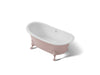 KOHLER K-21000-PPB Artifacts 66-1/8" x 32-1/2" freestanding bath