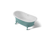KOHLER K-21000-PSG Artifacts 66-1/8" x 32-1/2" freestanding bath