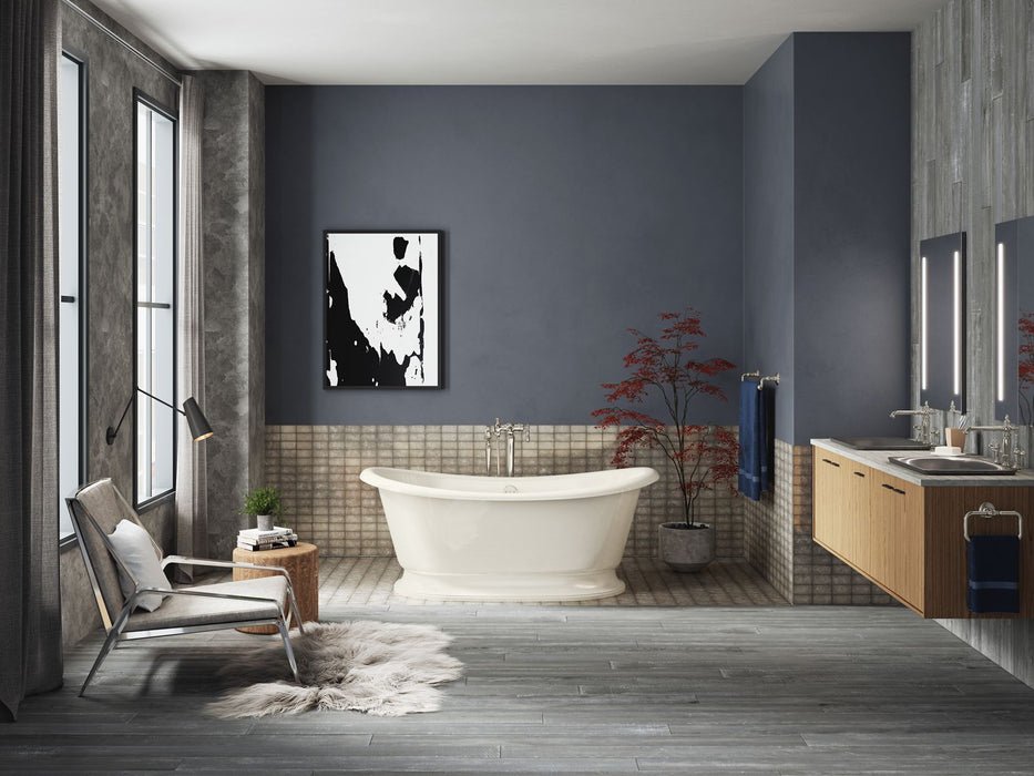 KOHLER K-21000-B Artifacts 66-1/4" x 32-1/2" freestanding bath