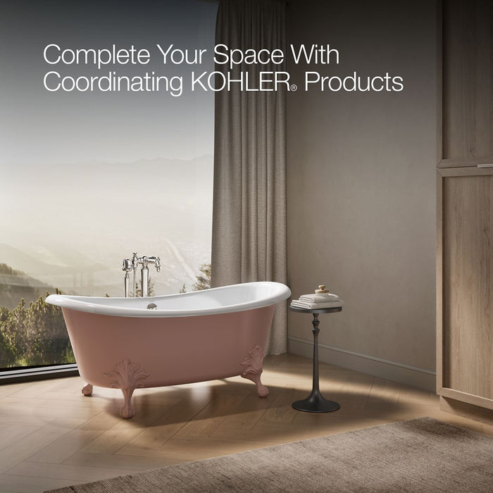 KOHLER K-21000-PPB Artifacts 66-1/8" x 32-1/2" freestanding bath