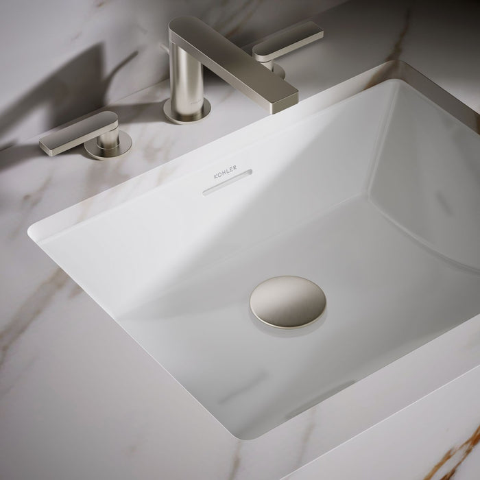 KOHLER K-21058 Brazn 21-1/4" Rectangular Undermount Bathroom Sink