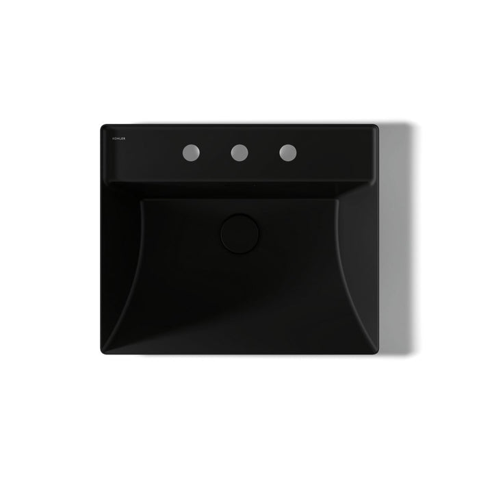 Kohler Brazn 23" rectangular vessel bathroom sink