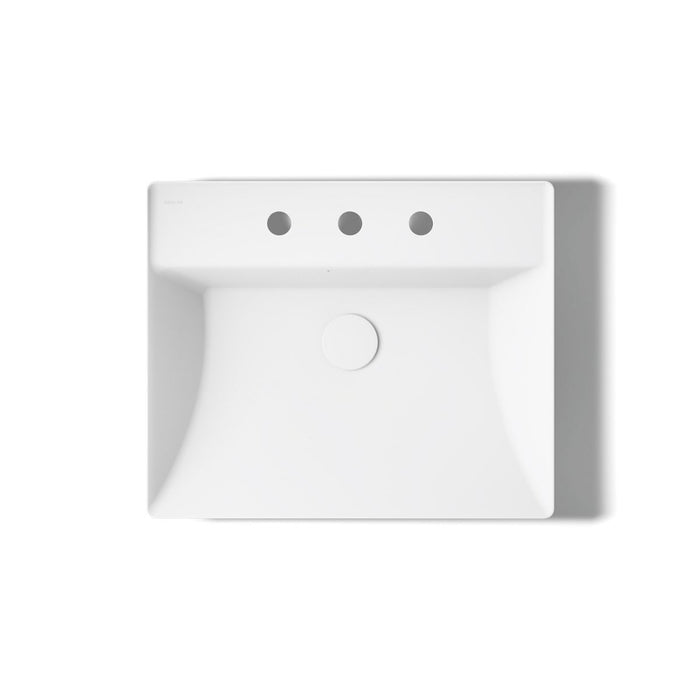 Kohler Brazn 23" rectangular vessel bathroom sink