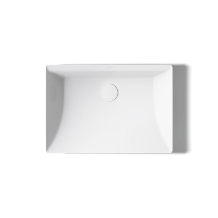 Kohler Brazn 23" rectangular vessel bathroom sink