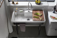 KOHLER K-21103-1HP5 Farmstead 45" top-/wall-mount single-bowl workstation farmhouse kitchen sink