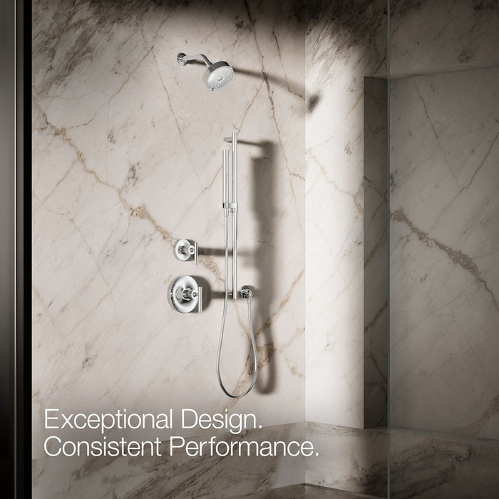 KOHLER K-21335-G Shift Round two-function handshower, 1.75 gpm
