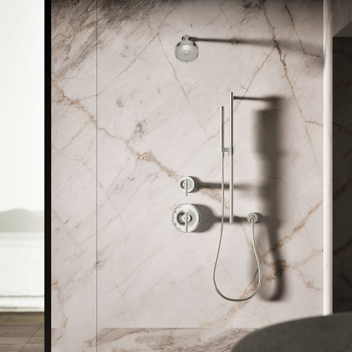 KOHLER K-21335-G Shift Round two-function handshower, 1.75 gpm