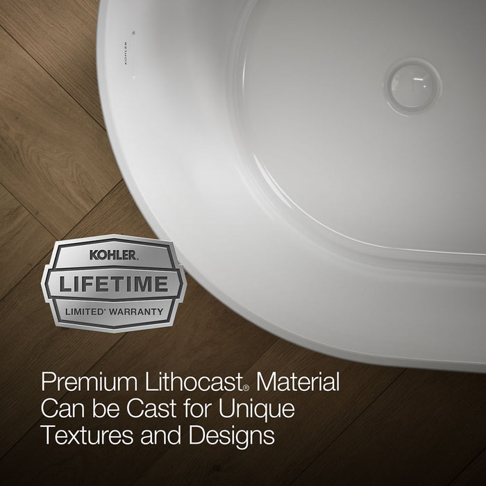 Kohler Brazn 66" x 35" freestanding bath