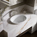 KOHLER K-21780 Artifacts 21" Oval Drop-in Bathroom Sink