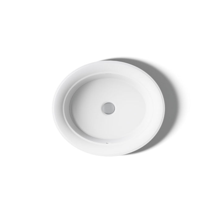 KOHLER K-21780 Artifacts 21" Oval Drop-in Bathroom Sink