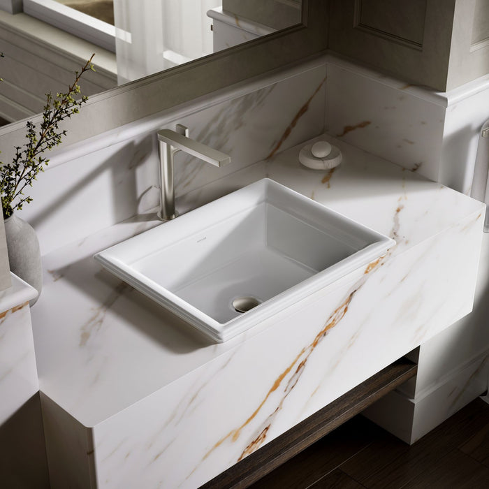 KOHLER K-21781 Artifacts 21" Rectangular Drop-in Bathroom Sink
