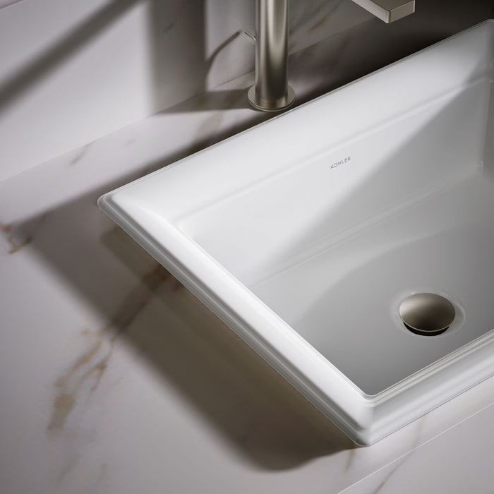 KOHLER K-21781 Artifacts 21" Rectangular Drop-in Bathroom Sink