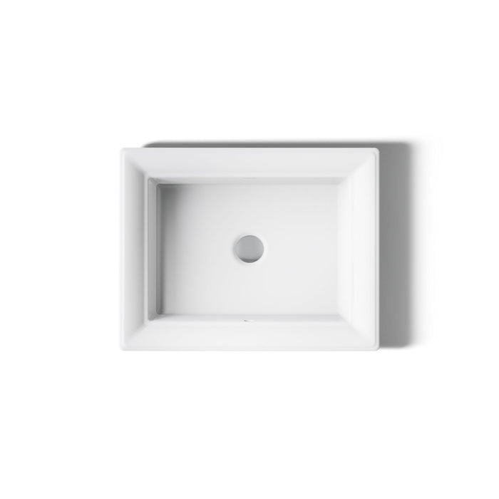 KOHLER K-21781 Artifacts 21" Rectangular Drop-in Bathroom Sink