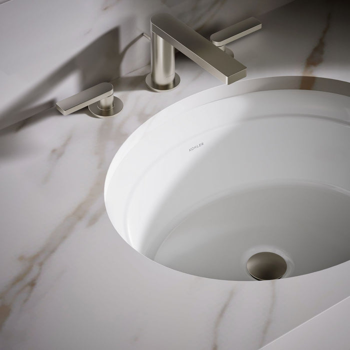 KOHLER K-21782 Artifacts 21-1/4" Oval Undermount Bathroom Sink
