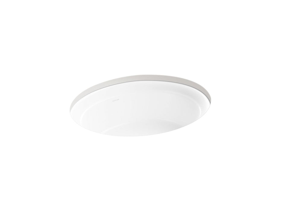 KOHLER K-21782 Artifacts 21-1/4" Oval Undermount Bathroom Sink