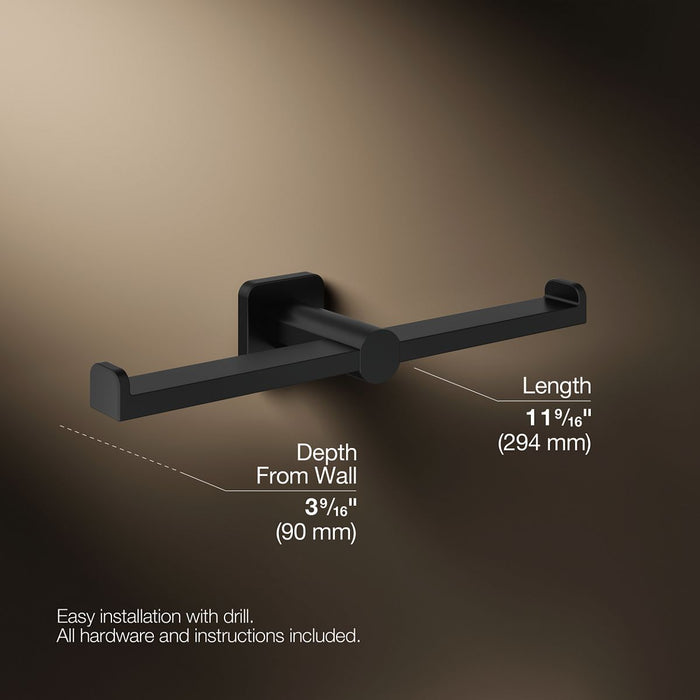 Kohler Parallel Double toilet paper holder