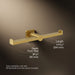 Kohler Parallel Double toilet paper holder