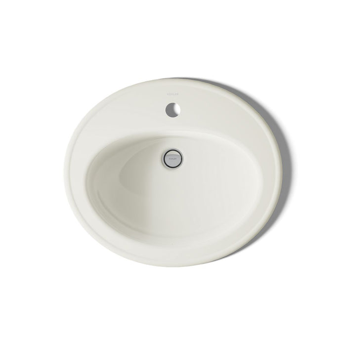 Kohler Pennington 20-1/4" oval drop-in bathroom sink