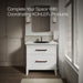 Kohler Pennington 20-1/4" oval drop-in bathroom sink