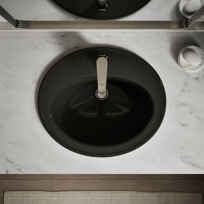 Kohler Pennington 20-1/4" oval drop-in bathroom sink