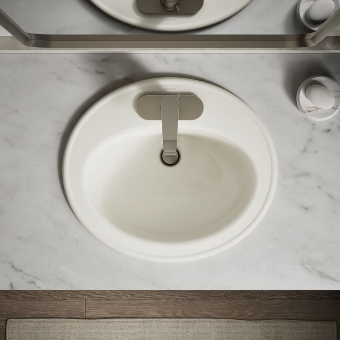 Kohler Pennington 20-1/4" oval drop-in bathroom sink
