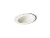 Kohler Pennington 20-1/4" oval drop-in bathroom sink