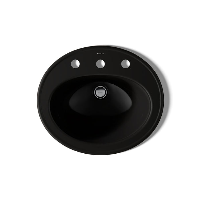 Kohler Pennington 20-1/4" oval drop-in bathroom sink
