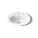 Kohler Pennington 20-1/4" oval drop-in bathroom sink