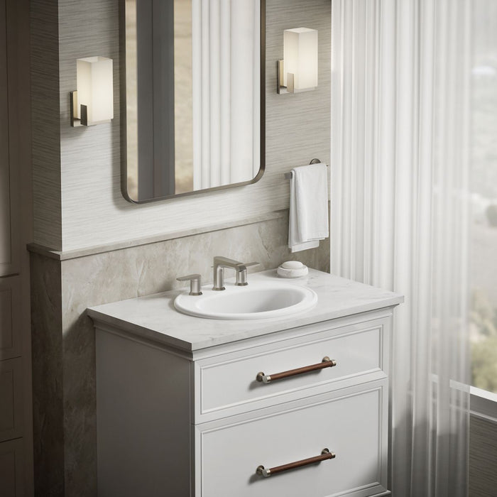 Kohler Pennington 20-1/4" oval drop-in bathroom sink