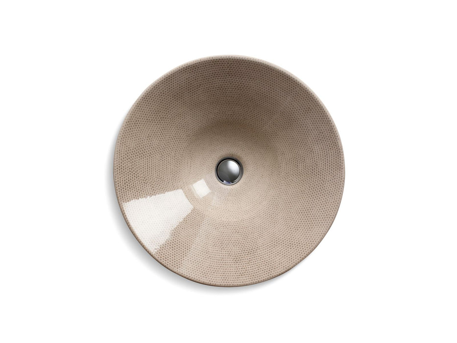 KOHLER K-2200 Conical Bell 16-1/4" round vessel bathroom sink, no overflow