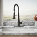 KOHLER Simplice Semi-professional kitchen sink faucet with three-function sprayhead