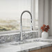 KOHLER Simplice Semi-professional kitchen sink faucet with three-function sprayhead