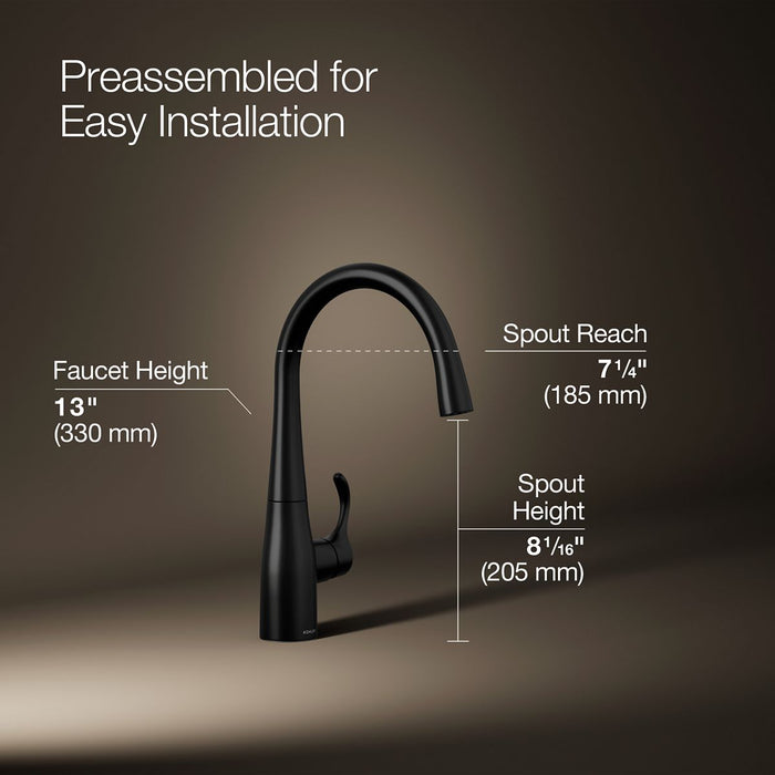 KOHLER Simplice Single-handle bar sink faucet