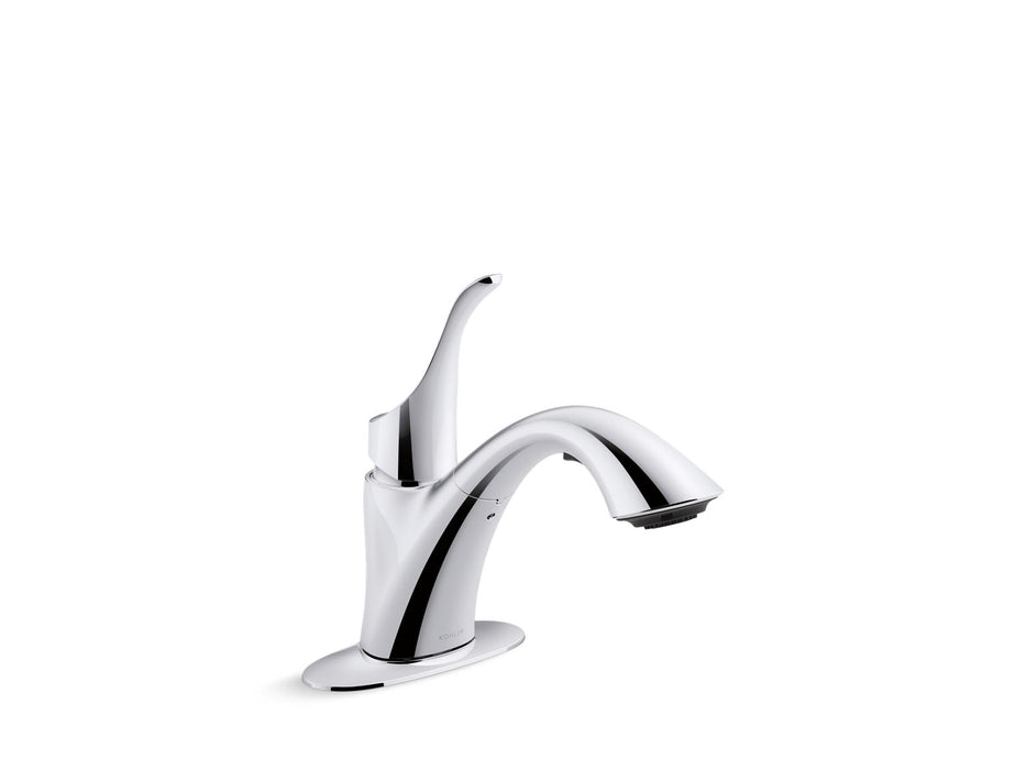 KOHLER Simplice Pull-out laundry sink faucet with two-function sprayhead