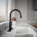 KOHLER Simplice Touchless pull-down kitchen sink faucet with three-function sprayhead