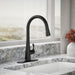 KOHLER Simplice Touchless pull-down kitchen sink faucet with three-function sprayhead