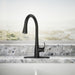 KOHLER Simplice Touchless pull-down kitchen sink faucet with three-function sprayhead
