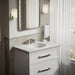 Kohler Caxton 19-1/4" oval undermount bathroom sink with glazed underside, no overflow