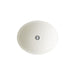 Kohler Caxton 19-1/4" oval undermount bathroom sink with glazed underside, no overflow