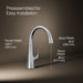 KOHLER K-22065 Graze Single-handle bar sink faucet, polished chrome - view 5