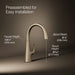 KOHLER K-22065 Graze Single-handle bar sink faucet, vibrant brushed bronze - view 5