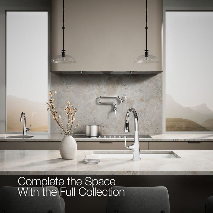KOHLER K-22066 Graze Wall-mount pot filler