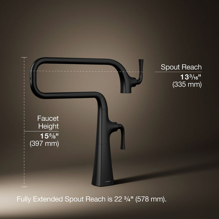 KOHLER Graze Deck-mount pot filler